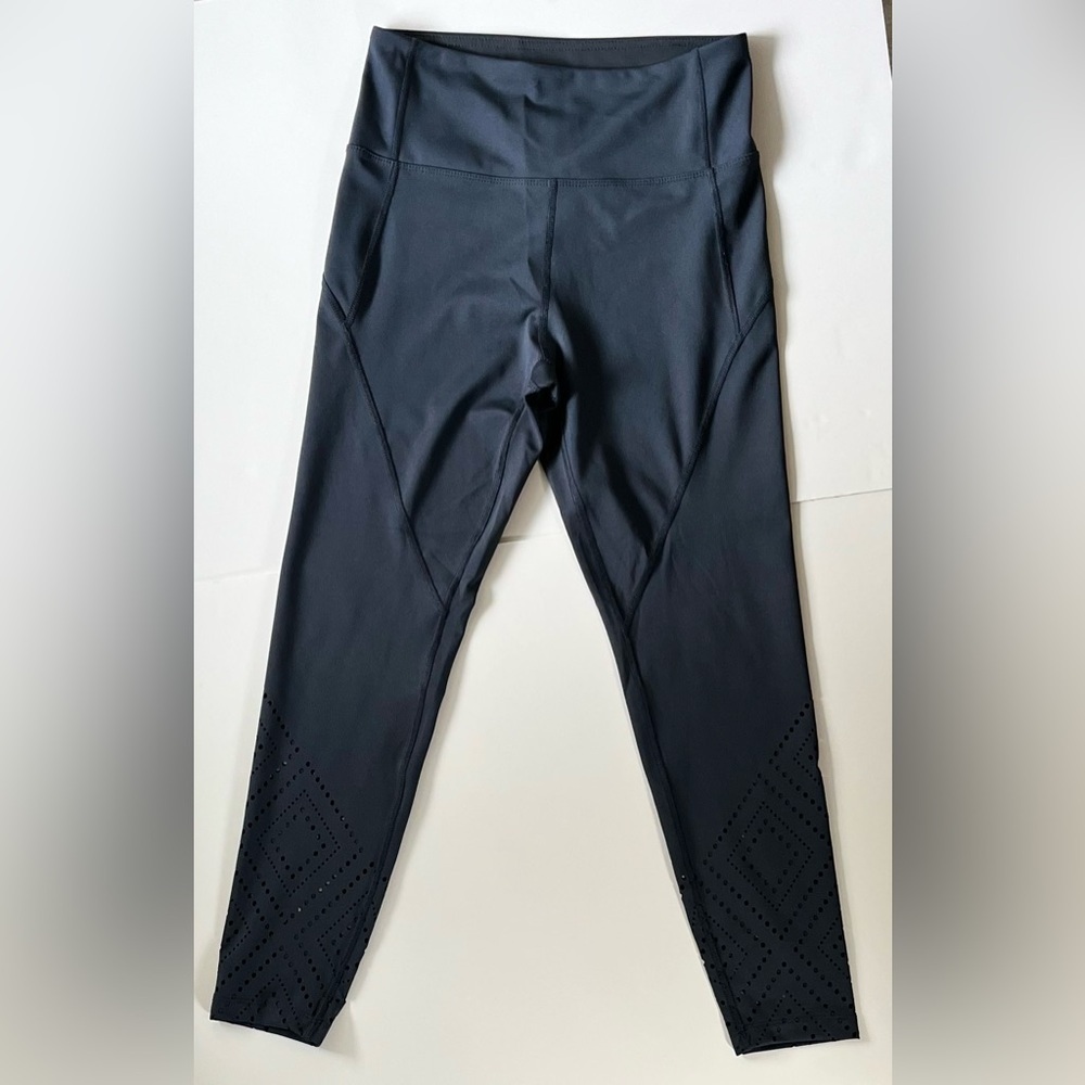 Marika Black High-Waist Performance Leggings with Interior Brand Tag